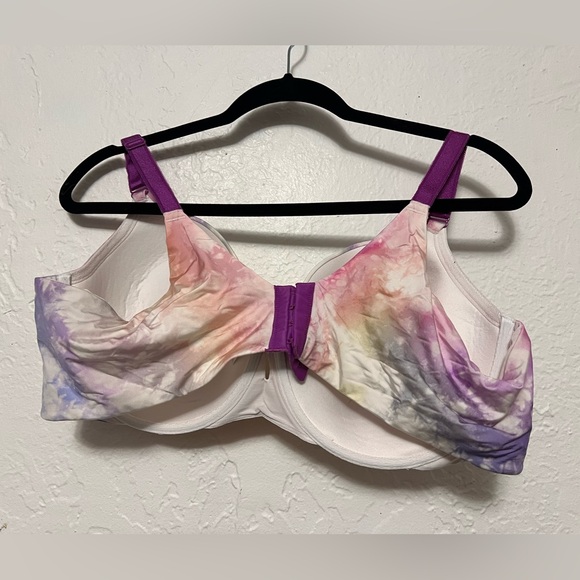 Torrid Watercolor Push-Up Plunge Bra 44D EUC - Picture 4 of 4